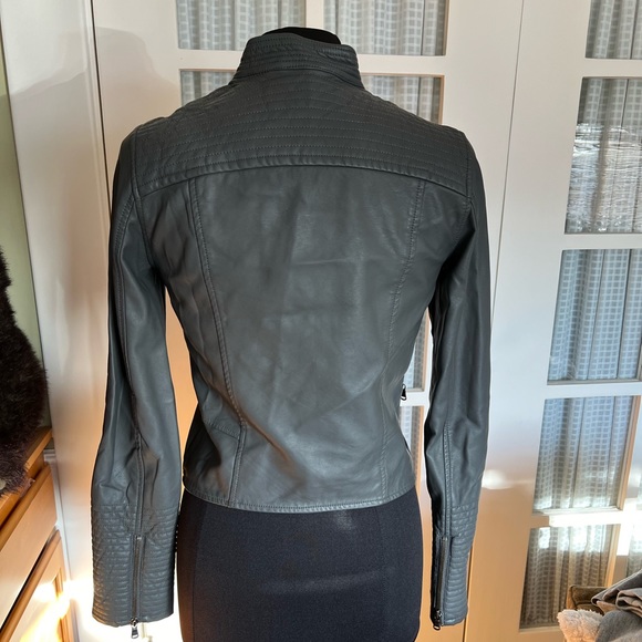 Anthropologie Faux Leather Jacket - Picture 5 of 13